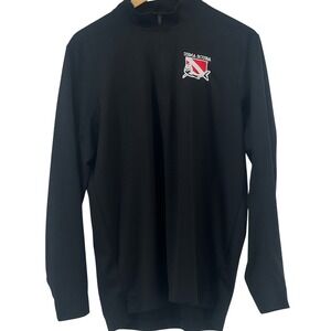 Nike DriFit Quarter Zip Pullover USMA Scuba West Point Black Men Medium Military